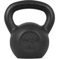 Yes4All Kettlebell Kugelhantel Gewichte Set aus massivem Gusseisen-Ideal für Ganzkörpertraining und Krafttraining, H. Schwarz-18kg, 18.1kg