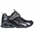 Skechers Boy's S Lights: Hydro Lights - Heat Stride Sneaker | Size 13.0 | Black/Silver | Synthetic