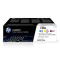 HP 128A Cyan/Magenta/Yellow Laserjet Toner Cartridges (Pack of 3) CF371AM