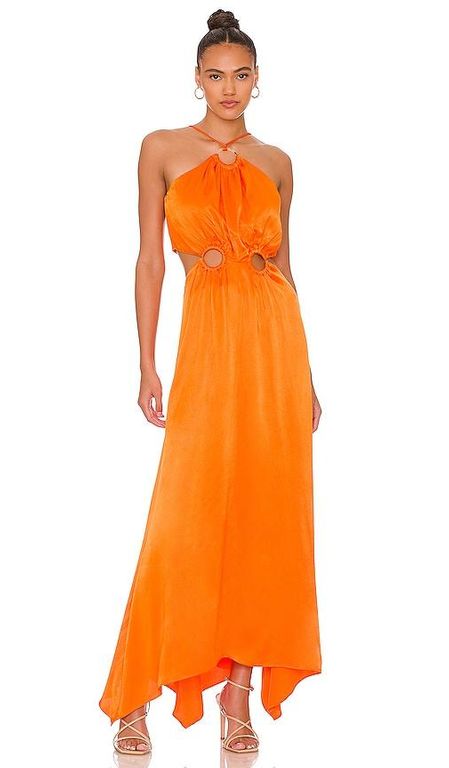 Visitant Maxi Dress - Orange - Elliatt Dresses