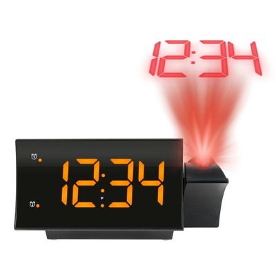 La Crosse Technology Curved LED Projection Alarm with Radio