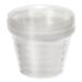 20pcs Plant Pot Saucer 4.3" Plastic Round Flower Drip Tray Indoor Outdoor, Clear - 11x7.5cm