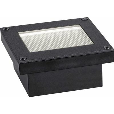 Led Solar-Bodeneinbauleuchte Domenic schwarz 8 x 8 cm led Solar-Bodeneinbauleuchte - Paulmann