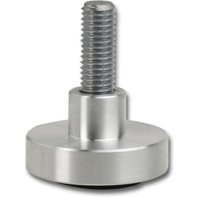 Höhenverstellschraube mit Teller und Gleiter,ø40, M8x25, Aluminium/Stahl Image