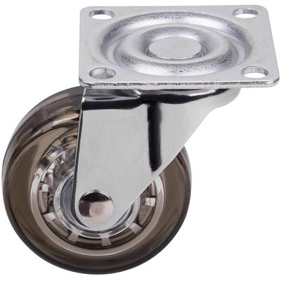 Möbelrolle ø 50 mm Tragkraft bis 40 Kg Braun ohne Bremse Image