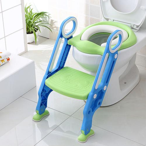 Dyhf - Toilettentrainer Toilettensitz Kinder-Töpfchen Sitz für Toiletten (Grün)