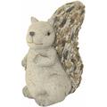 Kynast Garden - Steinfigur Eichhörnchen 30 cm stehend Deko Gartenfigur Polystone Steinoptik