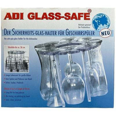 Glass-Safe - Sicherheits Glas Halter für Geschirrspüler, bis zu 8 Gläser - ADI