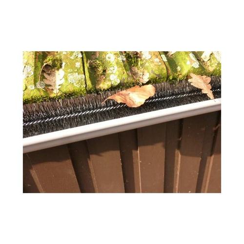 Dachrinnenbürste 2,99€/m Dachrinnenigel Dachrinnenraupe Dachrinne Ø5,0 cm 1,2m