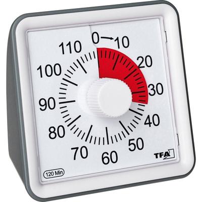 Timer visual Timer Weiß analog - Tfa Dostmann Image