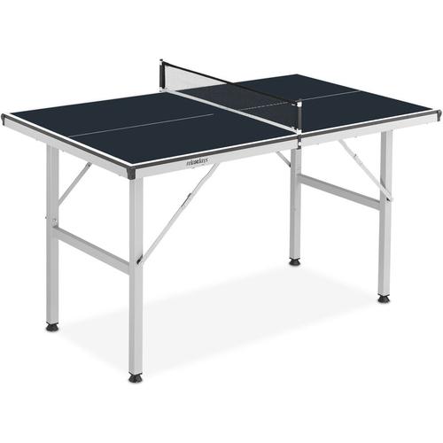 Tischtennisplatte indoor, klappbar, Tischtennistisch, Netz, Ping Pong Tisch, Zuhause, 72x75x125 cm,