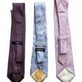 Burberry Accessories | Lot 3 Designer Neck Ties Burberry, Trump, Faconnable | Color: Blue/Purple | Size: Os