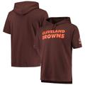Men's Mitchell & Ness Brown Cleveland Browns Game Day Hoodie T-Shirt