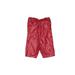 PrettyLittleThing Faux Leather Shorts: Red Print Bottoms - Women's Size 6