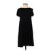 ASOS Casual Dress - A-Line: Black Solid Dresses - Women's Size 4