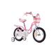 RoyalBaby Little Swan Kinderfahrrad Mädchen Fahrrad Hand- und Rücktrittbremse 14 Zoll ab Rosa Kinder Fahrrad