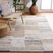 Brown/Gray 96 x 60 x 0.75 in Indoor Area Rug - Joss & Main Wyly Geometric Handwoven Area Rug in Natural/Ivory | 96 H x 60 W x 0.75 D in | Wayfair