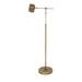 Morris 1 Light Floor Lamp By House Of Troy MO200 Metal in Yellow | 51 H x 15.5 W x 10.5 D in | Wayfair MO200-AB