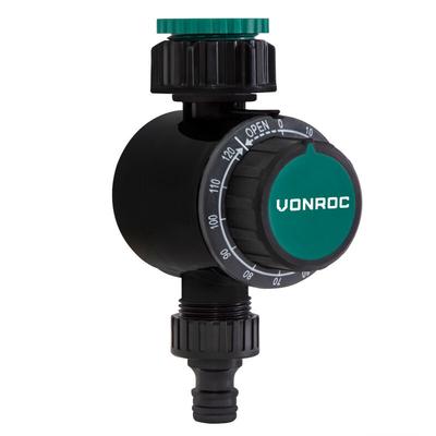 Vonroc - Bewässerungsuhr – Mechanisch (keine Batterien erforderlich) – Einstellbar 0 - 120 Min. – Image