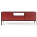 Meuble TV bas Commode universel Mono 154 cm Bordeaux