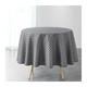 Nappe Ronde Imprimée Art Chic 180cm Anthracite