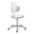Bürostuhl »myMAX« polarweiß mit Kunstleder-Bezug Gestell grau weiß, mayer Sitzmöbel, 45 cm
