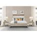 Bridges 3 Piece Bedroom Set in Two-Tone Acacia Wood