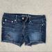 American Eagle Outfitters Shorts | Aeo American Eagle Stretch Denim Jean Cut-Off Shorts Women's Size 6 | Color: Blue | Size: 6