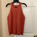 J. Crew Sweaters | Jcrew Point Sur Sweater Tank | Color: Orange | Size: Xl