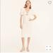 J. Crew Dresses | J Crew Cutout Puff-Sleeve Dress In Cotton Twill | Color: White | Size: 6