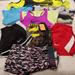 Nike Shorts | 8 Pc. Women's Nike Active Wear Size L | Color: Black/Yellow | Size: L