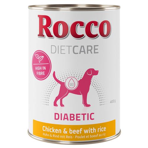 24x400g Diet Care Renal Rocco Spezialhundefutter bei Diabetes Huhn & Rind mit Reis