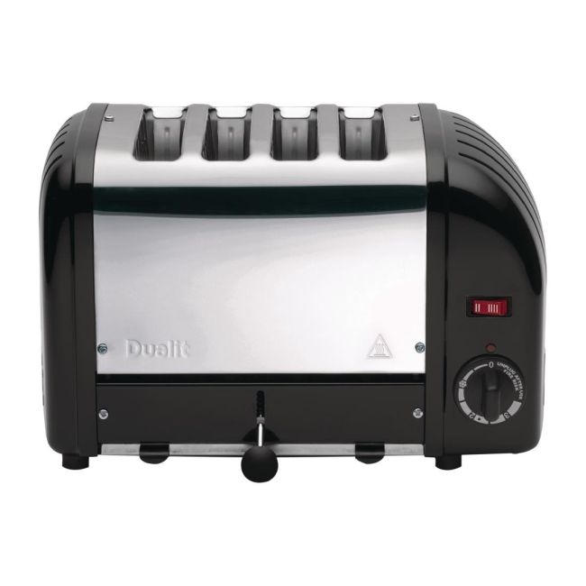 Dualit Toaster 40344 Schwarz 4 Schlitze Image