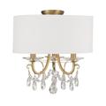 Crystorama Othello 14 Inch 3 Light Semi Flush Mount - 6623-VG-CL-MWP_CEILING