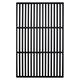 TolleTour Grille carrée Grille en fonte Fixation barbecue Grille de barbecue Camping 54x34cm - Noir