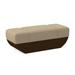 Ambella Home Collection Ark Bench Sunbrella®/Wood/Upholstered in Brown | 18 H x 50 W x 18 D in | Wayfair 308-00_6035-92_FINISH-101