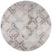 Gray 96 x 96 x 0.19 in Area Rug - The Twillery Co.® Kerwin Geometric Beige/Grey Area Rug Chenille, Polyester | 96 H x 96 W x 0.19 D in | Wayfair
