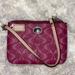 Coach Bags | Discontinued/Retired Rare Fuschia Coach Signature Wristlet | Color: Pink/Tan | Size: ~4in X ~6in