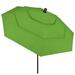 Arlmont & Co. Kasia 9' Market Umbrella Metal in Green | 99.6 H x 108 W x 108 D in | Wayfair 9490833C9B5D46C3A5E05AA0B298C9C9