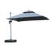 Arlmont & Co. Gonyea 9.84' Square Lighted Cantilever Umbrella in Gray | 108 H x 118.1 W x 118.1 D in | Wayfair 8C5AFD728C2D47A191E3354BDF3627B6