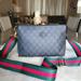 Gucci Bags | 100% Authentic Gucci Vintage Gg Canvas Clutch Crossbody | Color: Black | Size: Os