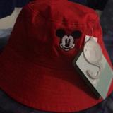 Disney Accessories | Disney Mickey Mouse Sun Hat | Color: Red | Size: Osbb