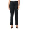Plus Size Women's Secret Slimmer® Pant by Catherines in Black (Size 28 W)
