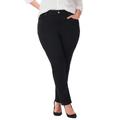 Plus Size Women's Sateen Stretch Curvy Pant by Catherines in Black (Size 32 W)