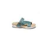 Wide Width Women's Desiree Sandal by Hälsa in Blue (Size 7 W)