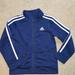 Adidas Jackets & Coats | Boys Sz 4 Adidas Tricot Classic Track Jacket Zip Up Navy Blue White Stripe Bts | Color: Blue/White | Size: 4b