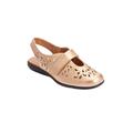 Extra Wide Width Women's The Jordyn Sling by Comfortview in Gold (Size 7 WW)