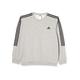 Adidas Men's M Cut 3S SWT Sweatshirt, Medium Grey Heather/Black, XS