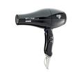 ETI Line Plus Digital Professional Hair Dryer Motor 2300/2500W Ionic Technology for Soft and Shiny Hair, Super Light with 4 Temperature 2 Speed, Brushless Motor Made in Italy (Black)