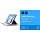 Microsoft Surface Laptop Studio (Intel Core i7, 32GB RAM, 2TB SSD, GeForce RTX 3050 TI) Platin + Adobe Creative Cloud Jahreslizens mit 20GB: Photoshop und Lightroom | PC/Mac Online Code & Download